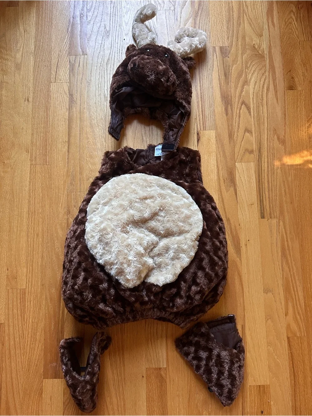 Underwraps Kids Moose Halloween Costume Brown Plush Size Large